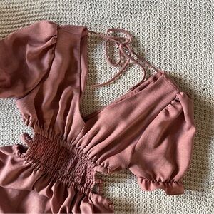 NWT Endless Blu Open Back Dress